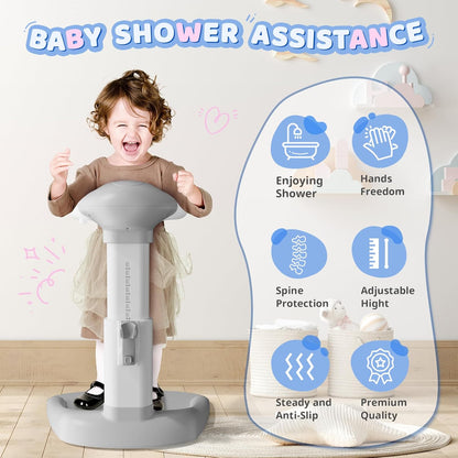 Baby Bathtub with Shower Stand Support