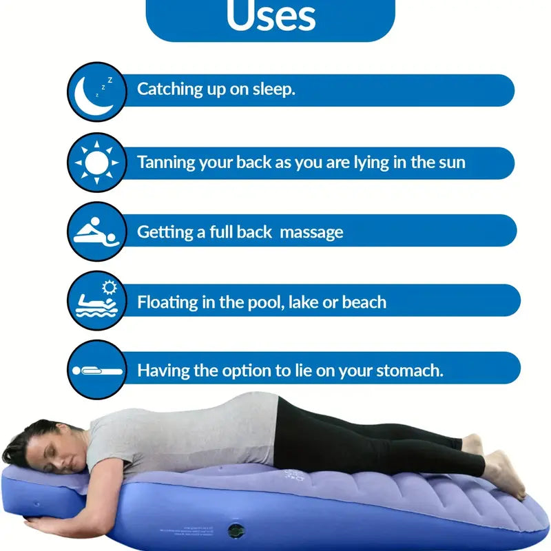 Inflatable Pregnancy Pillow & Maternity Airbed