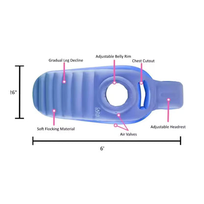 Inflatable Pregnancy Pillow & Maternity Airbed